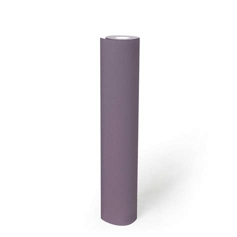 Textured Linen Effect Purple Lilac Wallpaper | Living Walls Plain Linen