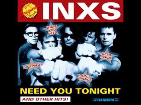 I Need You Tonight Inxs Youtube