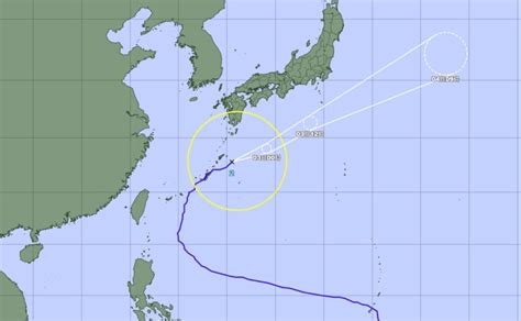 颱風瑪娃逼近日本 沖繩島鏈、四國與本州部分地區發水患警報 國際 中央社 Cna