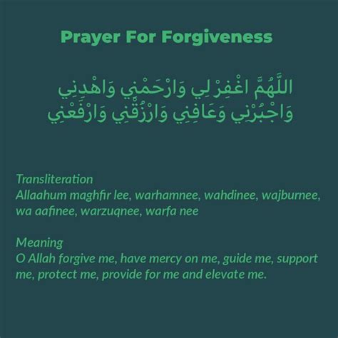 Powerful Duas For Forgiveness From The Quran And Sunnah