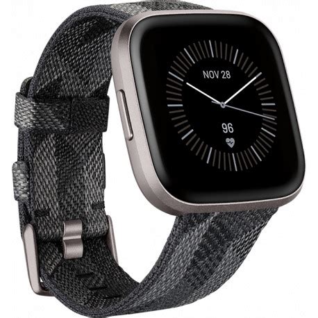 Fitbit Versa 2 Special Edition Smoke Woven Mist Grey Nutikellad