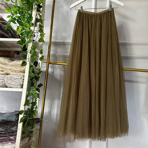 Jual Tutu Pearl Rok Panjang Prisket Tutu Mutiara Skirt Tille Halus