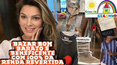 Bazar Beneficente o melhor de São Paulo renda 100 revertida CASA DO