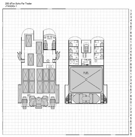 Dton Soho Far Trader Deck Plans Traveller Rpg Starship