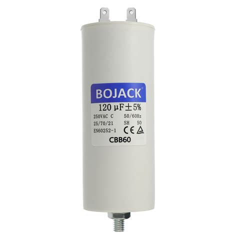 Bojack Cbb Uf Mfd V Volt Hz Ac Capacitor Round Run