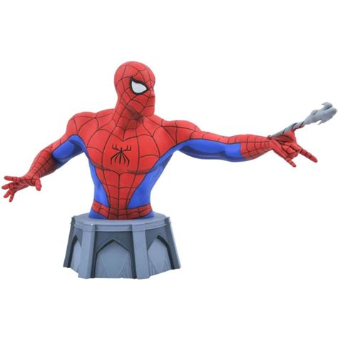 Figura Diamond Select Marvel Animated Busto Spider Man