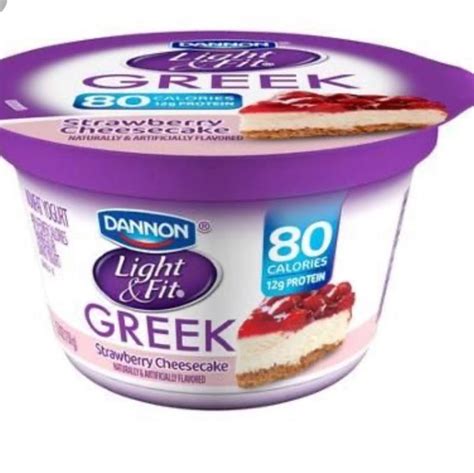 Dannon Light And Fit Greek Yogurt Strawberry Cheesecake Nutrition Facts