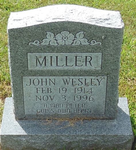 John Wesley Miller 1914 1996 Mémorial Find a Grave