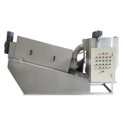 Stainless Steel Sludge Dewatering Screw Press Machine Automation Grade