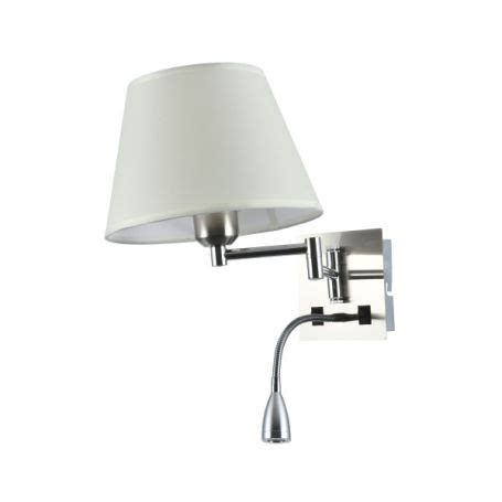 Aplique Trento Marfil Con Brazo Lectura Led 1W