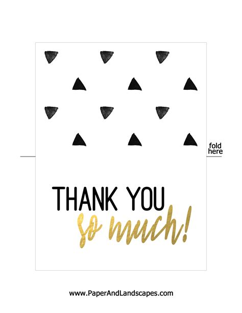 Free Printable Thank You Cards Free Printable