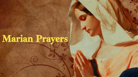 Marian Prayers Catholic Prayer Youtube