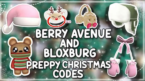 Christmas Codes For Berry Avenue Bloxburg And All Roblox Games That