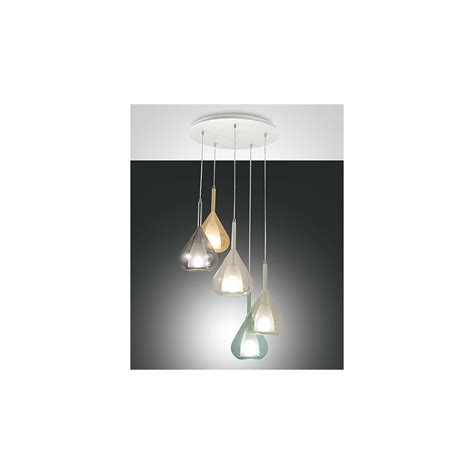 Lampadario A Sospensione A Led Lila Di Fabas Luce 3481 49 362