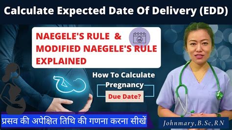 How To Calculate Expected Date Of Delivery Naegele S Rule Explained