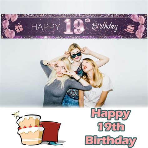 Buy Pakboom Happy Th Birthday Backdrop Pink Photo Background Banner