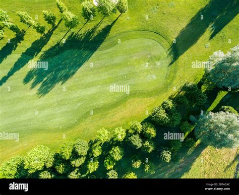 Panoramic Of Golf Club Aerial View Stock Photo Alamy
