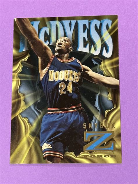 1996 97 Skybox Z Force Antonio McDyess 23 Denver Nuggets H EBay