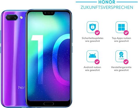 Honor 10 Smartphone Full Hd Touch Screen 64gb Uk Electronics