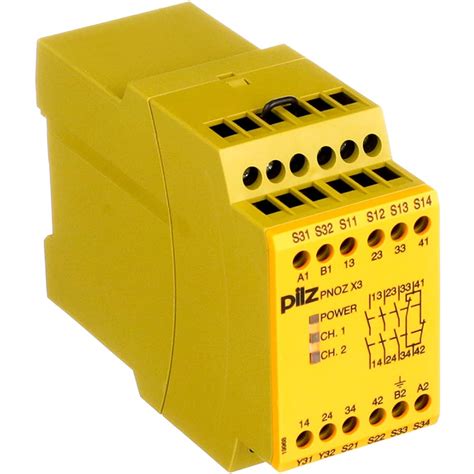 Pilz Pnoz X Vac Vdc N O N C So Safety Relay Ch E Stop