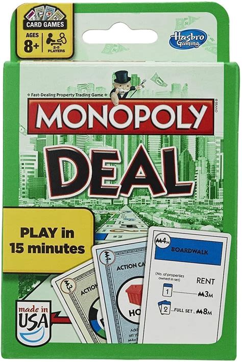 Hasbro Gaming Monopoly Deal Card Game Quick Playing Kosovo Ubuy