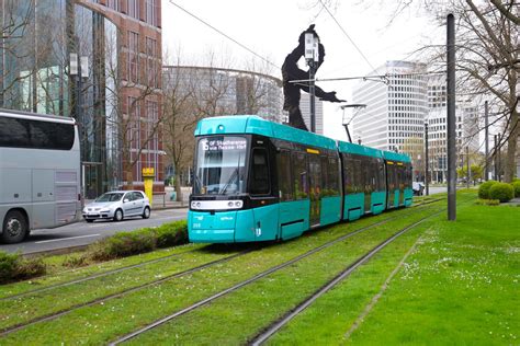 VGF Alstom Citadis SX05 T Wagen 313 Am 30 03 24 In Frankfurt Am Main