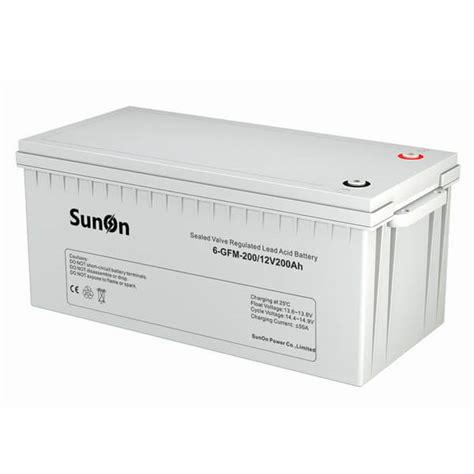 6 GFM 200 12V200Ah Sunon Battery