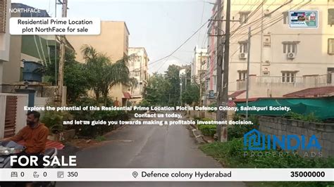 Residential Prime Location Plot For Sale In Defence Colony Sainikpuri