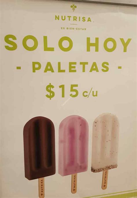 Hoy En Nutrisa Paletas A Solo 15 Pesos