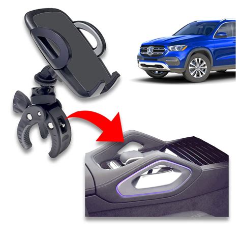 Amazon.com: Cell Phone holder for Mercedes GLE GLC GLS center console ...