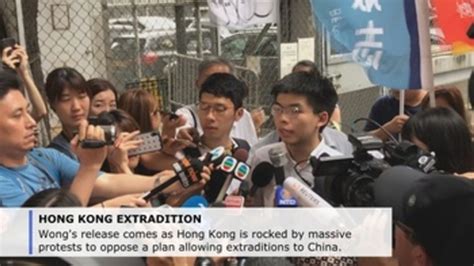 Hong Kong Activist Joshua Wong Released From Prison Vídeo Dailymotion