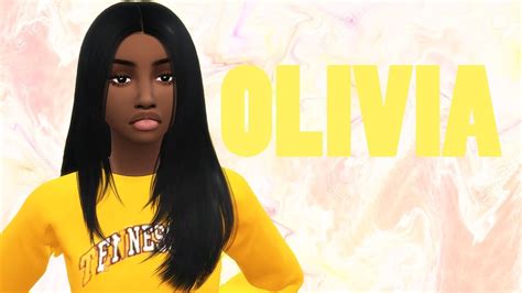 Sims 4 Create A Sim Olivia 🧡🪄 Youtube