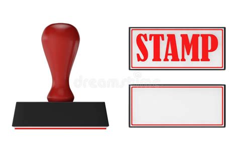 Wooden Rubber Stamp With Yes Sign Stock Image Image Of Contract Mark