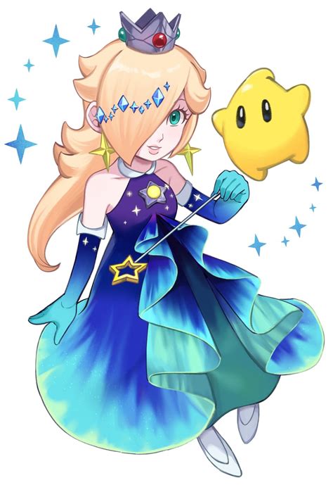 Rosalina Luma And Rosalina Mario And 2 More Drawn By Sasaki Sakiko