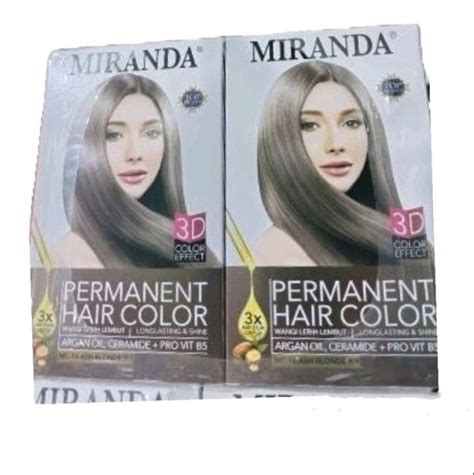 Miranda MC Ash Blonde Ml Cat Rambut Miranda Warna Abu Abu Lazada Indonesia