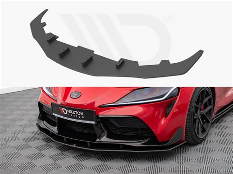 Street PRO Front Splitter Toyota Supra MK5 2019 Maxton Design UK