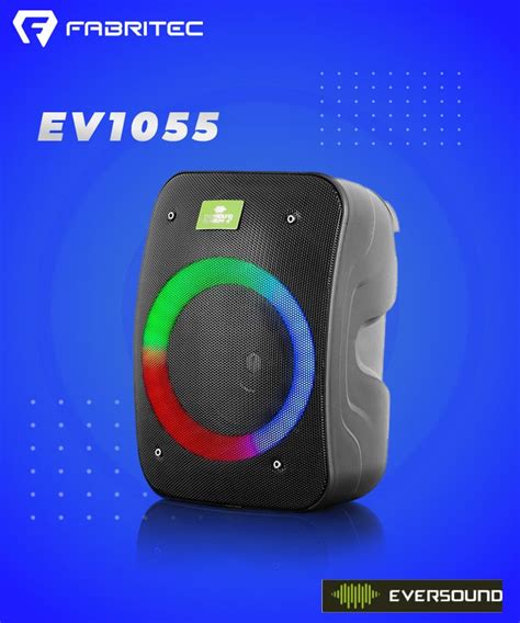 Parlante Portatil Eversound Rainbow Ev Bluetooth