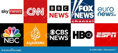 Most Popular News Networks Logos Sky News Cnn Bbc News Fox News