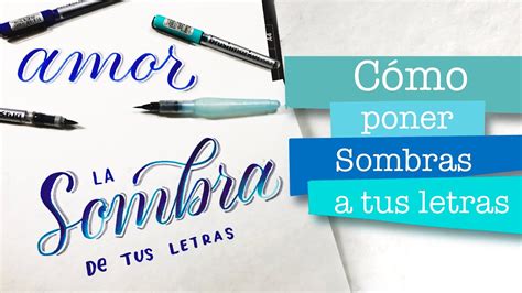 C Mo Hacer Sombras A Tu Lettering Youtube