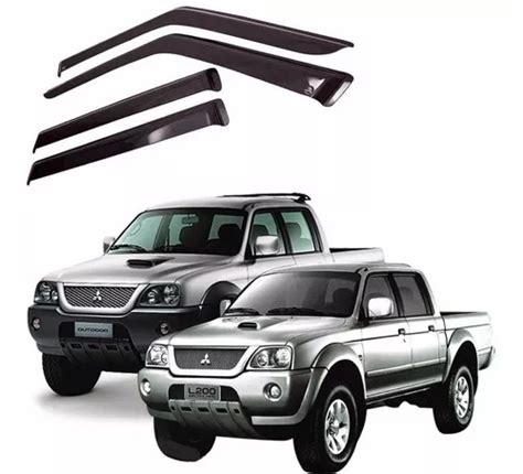 Defletor De Chuva L200 Sport Outdoor 07 A 17 4p Mitsubishi