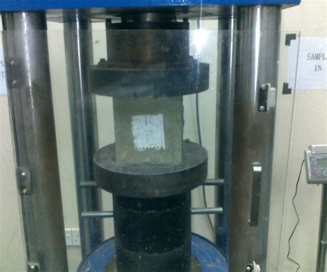 Compression Test For Cube Samples Download Scientific Diagram