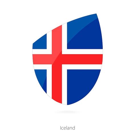 Bandera De Islandia Vector Premium