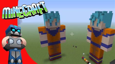 Tutorial Minecraft Goku D Como Hacer A Goku En Minecraft Youtube