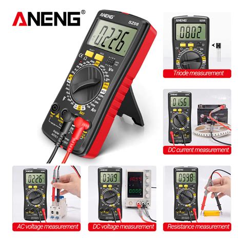 ANENG Digital Multimeter Voltage Tester SZ08 Black