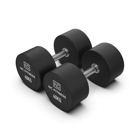 Pu Dumbbells Pair 40kg Dumbbells Pairs Chrome Handles