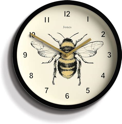 Jones Clocks Bee Wall Clock Bee Home Accessories Bee Gifts