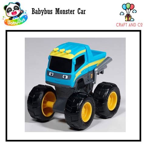 Jual Mainan Mobil Monster Truck Babybus Police Car Truck Fire Truck Tow
