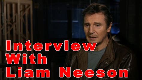 Exclusive Interview With Liam Neeson Run All Night Youtube