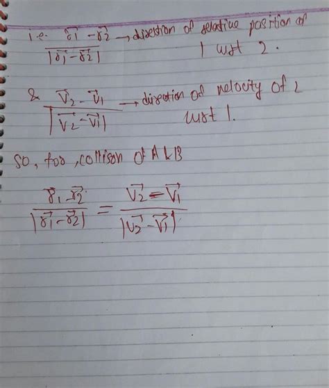 Two Particles A And B Move With Constant Velocities V1 And V2 At The