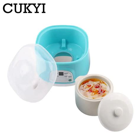 Cukyi Olla El Ctrica De Cocci N Lenta De Porcelana Blanca W Mini